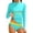 Mint Green, variant on Ruffle Girls Swimsuits Size 13-14 Years Girls Rash Guard Swimsuit Long Sleeve Color Stripe Slim Top with Bikini Bottoms Bathing for Girls 7 16T