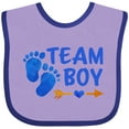 thumbnail image 3 of Inktastic Team Boy Boys or Girls Baby Bib, 3 of 4