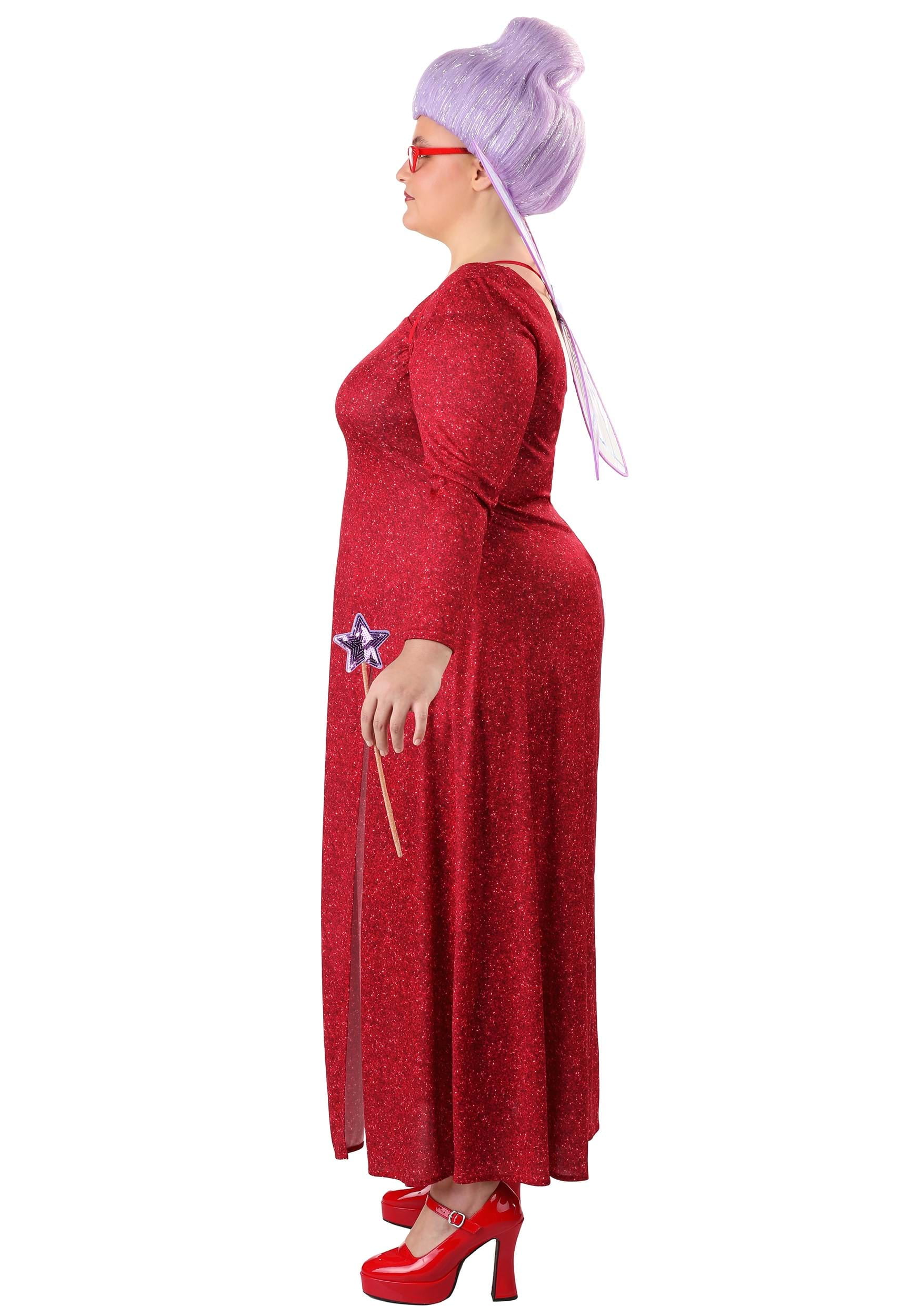 green emerald velvet dress Fairy Godmother Shrek Costume  nekoaq.com
