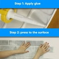 thumbnail image 4 of Jinsinto PVC 3D wall panels (5pcs, Grey，30*30cm), 4 of 4
