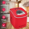 thumbnail image 2 of Frigidaire 26 lbs. Bullet Ice Maker, Retro Ice Machine with LED Indicators, Red, 2 of 12