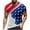 Red, variant on cllios Independence Day Shirts for Men Patriotic Red White and Blue Graphic Tees Classic Round Neck Top Breathable Short Sleeve T Shirt