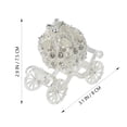 thumbnail image 5 of PAMINGONO 1pc Pumpkin Carriage Centerpiece – Tabletop Trinket Box & Jewelry Holder – Rhinestone Alloy Carriage Craft for Home Decoration, 5 of 8