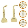 thumbnail image 3 of 2pcs Chin Rest Clamp 3/4 4/4 Violin Chin Rest Screws Removable Chin Rest Screws Music Tools, 3 of 8