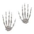 thumbnail image 4 of 1 Pair Skeleton Hand Plastic Hand Skeleton Party Prop Halloween Decoration, 4 of 7