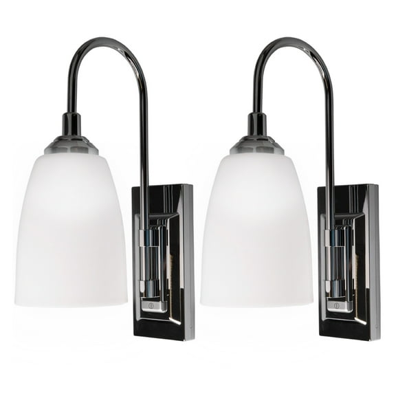 Rite Lite LPL780C LED Classic Chrome Wall Sconce 2 PK