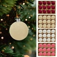 thumbnail image 2 of Plastic Flocked Christmas Balls for Tree Decoration and Holiday Gifts in Multiple Colors, 2 of 9