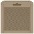 thumbnail image 3 of vidaXL Garden Storage Box Light Brown 55.5x43x53 cm Polypropylene, 3 of 5