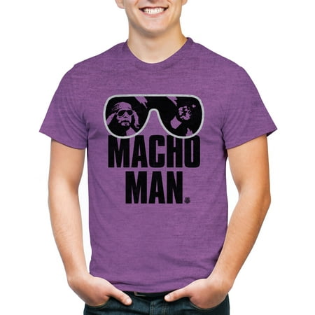 Movies & Tv Wwe macho man authentic men's graphic short sleeve (Best Selling Wwe Shirts)