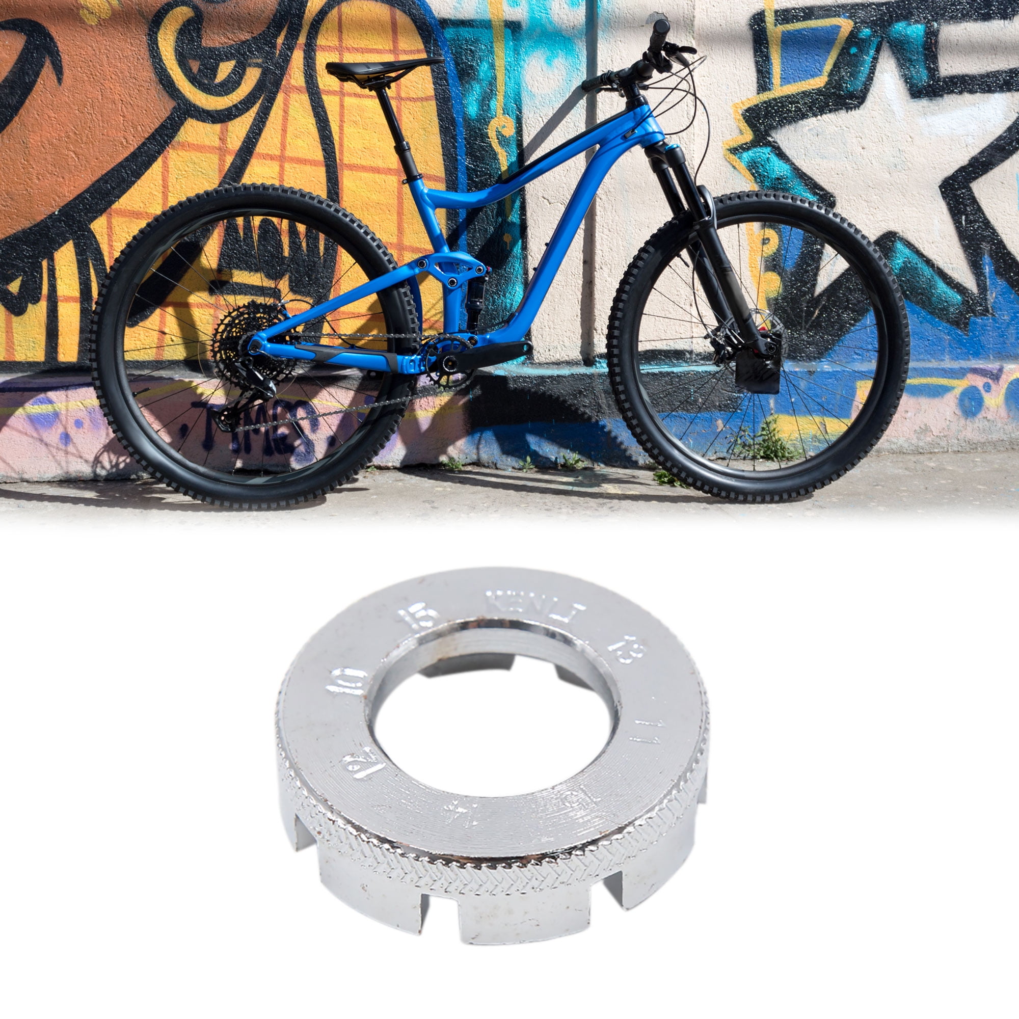 2 Pack 8 Way Spoke Nipple Key Bike Wheel Rim Spanner Wrench Bicycle Repair Tool 
