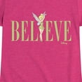 thumbnail image 3 of Tinker Bell - Believe - Toddler And Youth Girls Short Sleeve Graphic T-Shirt, 3 of 5