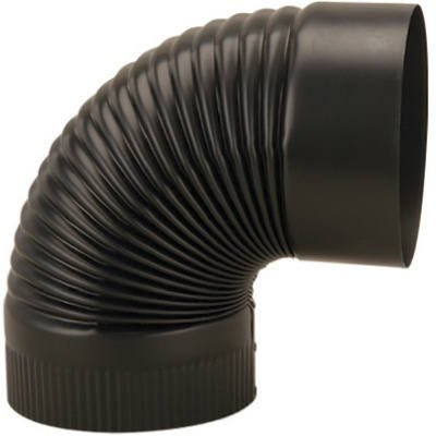

Imperial Black Stove Corrugated Elbow 24-Ga. 6-In. 1 Pack
