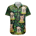 thumbnail image 2 of Camisa de playa con estampado 3D de perro y animal divertido, lindas camisetas con gráficos de mascotas para hombres, ropa, camisas hawaianas casuales, blusas de manga corta para niños, 2 of 5