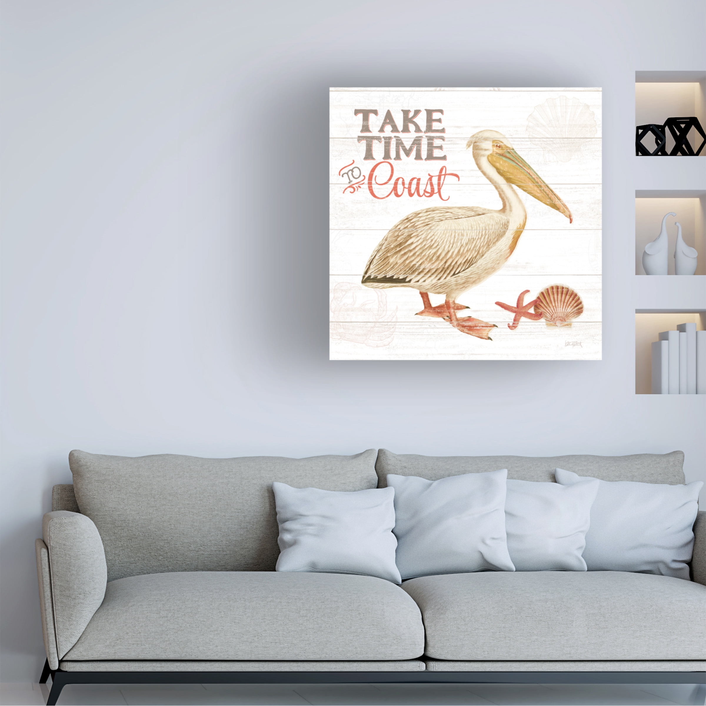 Katie Pertiet 'Bayside I' Canvas Art