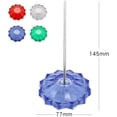thumbnail image 2 of 4pcs Spike Stick Memo Holder Desk Straight Rod Receipt Holder Bill Ticket Fork Check Spindle, 2 of 5