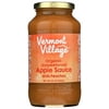 Vermont Village Organic Unsweetened Applesauce with Peaches, 24 oz