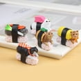 thumbnail image 3 of STARTIST 5 Pièces Figurines de Chat Poupées Animaux de Compagnie Miniature de Bureau Fée Jardin Micro, 3 of 9