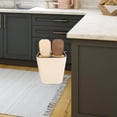thumbnail image 4 of DEEPCRAFF Household Recycling Bin Dual Compartment Khaki PP For Homeowners 1Pcs, 4 of 8