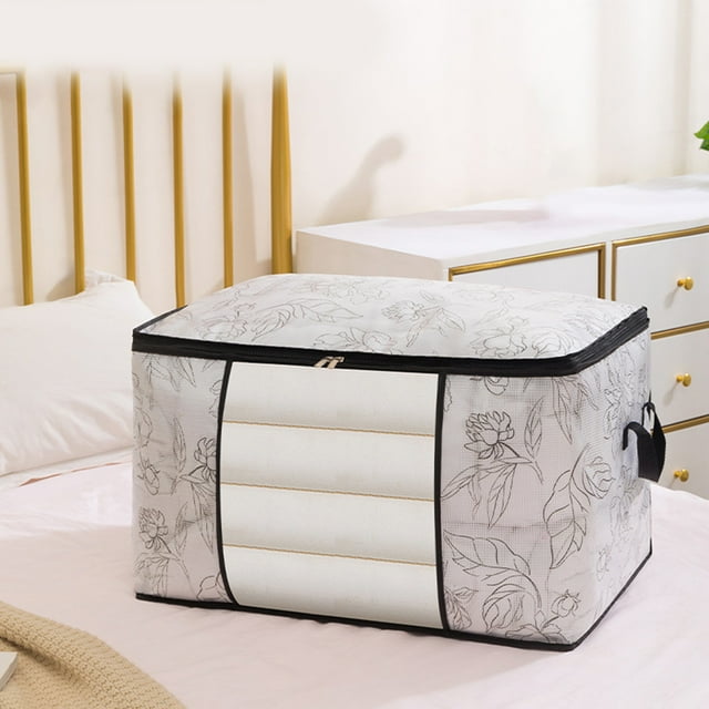 Kctiaxy Storage Packs Quilt Storage Bag Proof Moistureproof Out of Season Clothes Sweater Blanket Organizer Box Daily Use Storage Pouch Kitchen Appliances