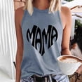 thumbnail image 1 of Boovnll Débardeurs pour Femmes, T-Shirt Sans Manches à Col Rond Imprimé Mode pour Femmes, Débardeur pour Femmes, 1 of 4