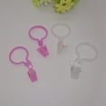 thumbnail image 2 of OUNONA 10Pcs White Shower Curtain Clips Easy Install Curtain Clasp for Drapes and Curtains, 2 of 8