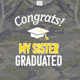 thumbnail image 4 of Inktastic Congrats My Sister Graduated with Cap Boys or Girls Baby Bodysuit, 4 of 5