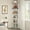 White, variant on Tribesigns 6-Tier Corner Shelf, 70.86" Tall Freestanding Bookshelf for Living Room, Bedroom, Black