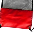 thumbnail image 4 of Bolsa de malla para material de buceo Cola Saco de material de malla de nailon Rojo y negro, 4 of 8