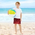 thumbnail image 6 of joogoo Red Flames Boys Swim Trunks Beach Swimsuit Shorts Boxer 8Y, 6 of 8