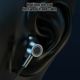 thumbnail image 5 of Nkmbld Portable Bluetooth Headphones Neck Hanging Bluetooth Earphones 5.4 with LED Color Screen and Battery Display Karaoke Earphones with Ear Reverb Supports Card Insertion Playback, Black, 5 of 9