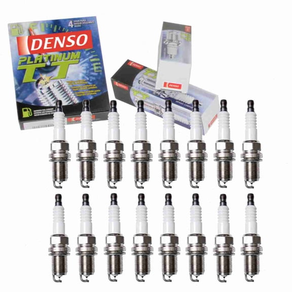 16 pc DENSO Platinum TT Spark Plugs compatible with Mercedes-Benz ML430 4.3L V8 1999-2001