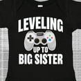 thumbnail image 4 of Inktastic Leveling Up to Big Sister Girls Baby Bodysuit, 4 of 5
