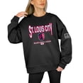 thumbnail image 2 of Women's Gameday Couture Black St. Louis CITY SC Oversized Players Only Black Label Premium Pullover Sweatshirt, 2 of 5
