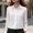 *White, variant on Long Sleeve Silk Shirt For Womens, Button Down Blouse Tops ,Casual Office Work Blouse Shirt Tops Navy,Womens Plus L