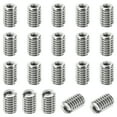 thumbnail image 1 of Unique Bargains Adaptateurs de Filetage Manchon Réducteur Écrou 20 Pcs M4x0.7 Mâle à M2x0.4 Femelle Réparation Insert Écrou 6mm, 1 of 7