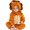 Lion, variant on QEFJNO Newborn Infant Animals Lion Romper Baby Winter Flannel Playsuit Toddler Hoodie Romper Jumpsuit with Zipper
