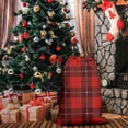 thumbnail image 4 of Christmas Sack – 28" X 20" Canvas Gift Bag with Drawstring, Full Print Polyester Santa Sack, Durable Reusable Xmas Gift Bag for Holiday, Party & Storage, 4 of 5