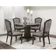 thumbnail image 2 of Sunset Trading Vegas 48" 5-Piece Wood Dining/Poker Table & Chairs Set in Gray, 2 of 4