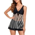thumbnail image 2 of TIMIFIS Tankini Swimsuits for Women with Shorts Drawstring Bathing Suits Two Piece Floral Print Swimwear, 2 of 7
