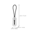 thumbnail image 2 of QUMIIRITY 8Pcs Zipper Pull Small Plastic Zipper Pulls for Suitcase Zippers White Waterproof Outdoor Activities, 2 of 8