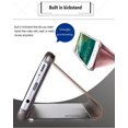 thumbnail image 3 of IBAOLE [Huawei P20 Lite] Case, Mirror Design Clear View Flip Bookstyle Luxury Protecter Shell with Kickstand Case Cover IBAOLE P20 Lite - 5.84 inch. Flip Mirror: GoldA Flip Mirror 2, 3 of 4