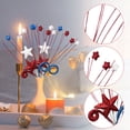 thumbnail image 3 of 4th of July Patriotic Star Branches, Red White Blue Floral Picks for Independence Day Centerpieces, Vase Arrangements and Mantel Decor,July 4th Decorations, 3 of 6