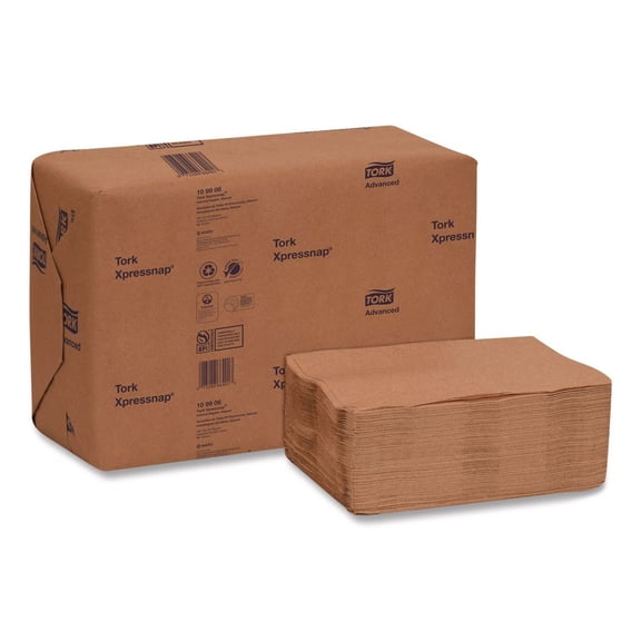 2-Ply 6.5 in. x 8.5 in. Xpressnap Interfold Dispenser Napkins - Natural (12/Carton)