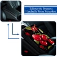 thumbnail image 5 of Cherry Soft Comfortable Furry Printed Car Armrest Pad Mat Armrest Accessories 12.5x8.2 Inch, 5 of 6