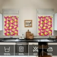 thumbnail image 4 of Kitchen Curtains 36 Inch Short - 3 Panel Set Lemon Print, Rod Pocket Window Curtains 100% Polyester, Cute Fruit Valance for Farmhouse, Cafe, Living Room, Bedroom, Easy Wash, 4 of 6