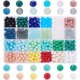 thumbnail image 1 of 552 piezas de cuentas sueltas redondas mixtas, cuentas acrílicas de colores, cuentas espaciadoras, cuentas sueltas y dijes., 1 of 5