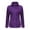 Purple, variant on IROINNID Women's Winter Jacket Stand Collar Solid Color Long Sleeve Warm Autumn And Winter Plush Thickened Cardigan Coat Tops, Green
