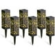 thumbnail image 1 of 【Paquete de 6】Luces solares para jardín, luz solar para jardín IP65 a prueba de agua, lámparas solares para jardín, luz solar decorativa para entradas de vehículos al aire libre, luces de seguridad,, 1 of 8