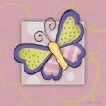 thumbnail image 2 of Marrott, Stephanie 20x20 White Modern Wood Framed Museum Art Print Titled - Butterfly I, 2 of 4