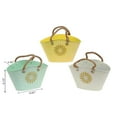 thumbnail image 2 of IH Casa Decor Daisy Daisy Metal Oval Planter Avec Poignée De Corde Asstd - Ensemble De 3, 2 of 3